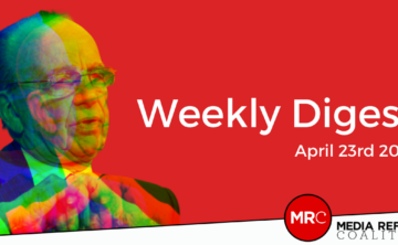 Media Reform Coalition - Weekly Digest - April 23rd 2021 - Featured Image